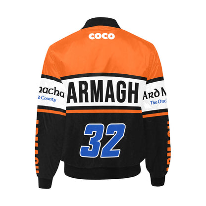 County Armagh Vintage Quilted Bomber Jacket