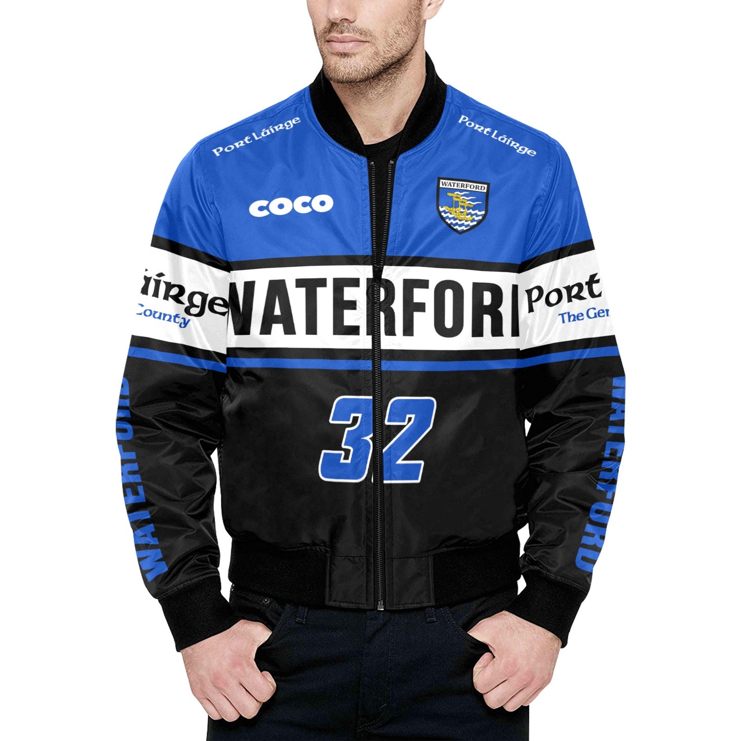 County Waterford Vintage Quilted Bomber Jacket