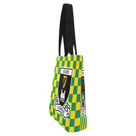 County Kerry Chequered Canvas Tote Bag Set