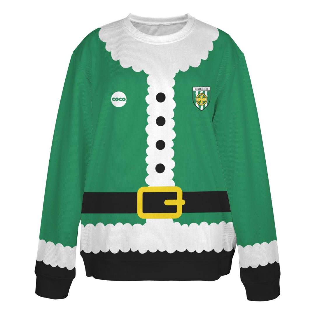 County Limerick Novelty Ugly Sweater Santa