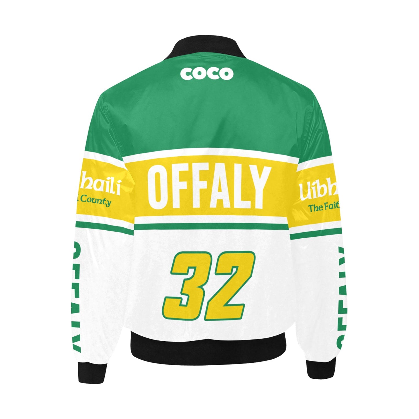 County Offaly Vintage Quilted Bomber Jacket