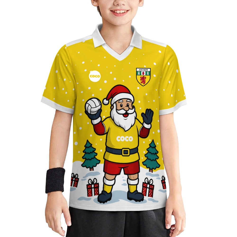 County Antrim Christmas Jersey - Kids Santa