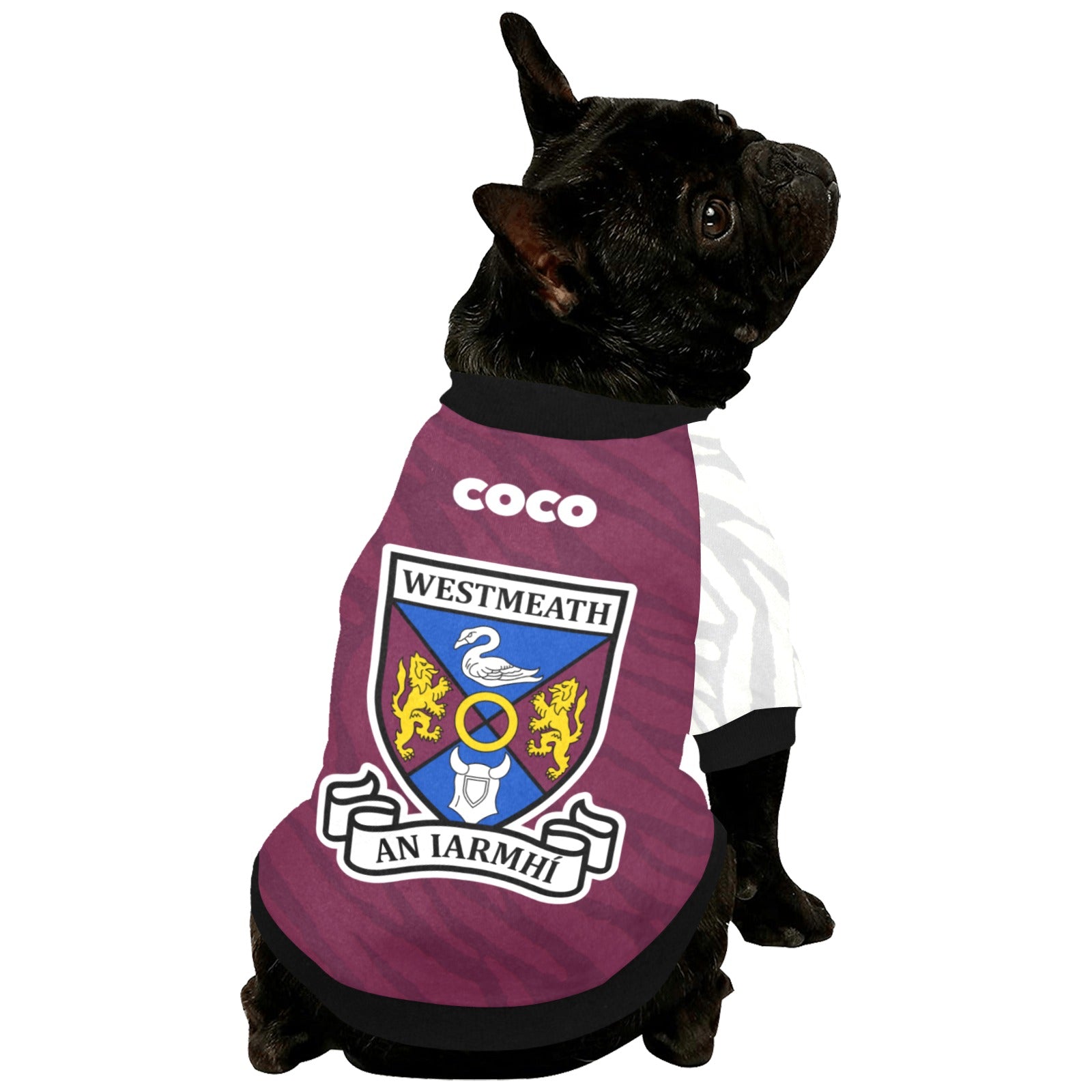 County Westmeath Jersey Inspired Pet Shirt