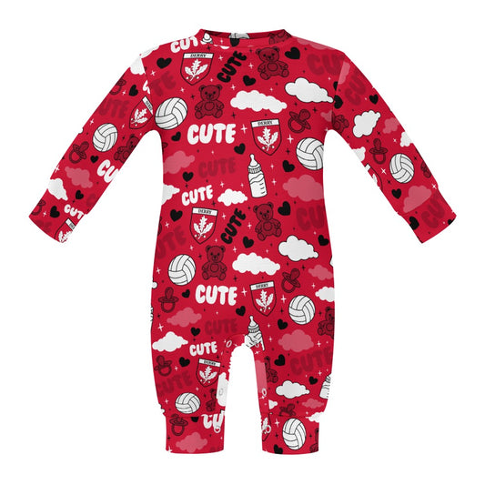 County Derry Cute Baby Sleepsuit