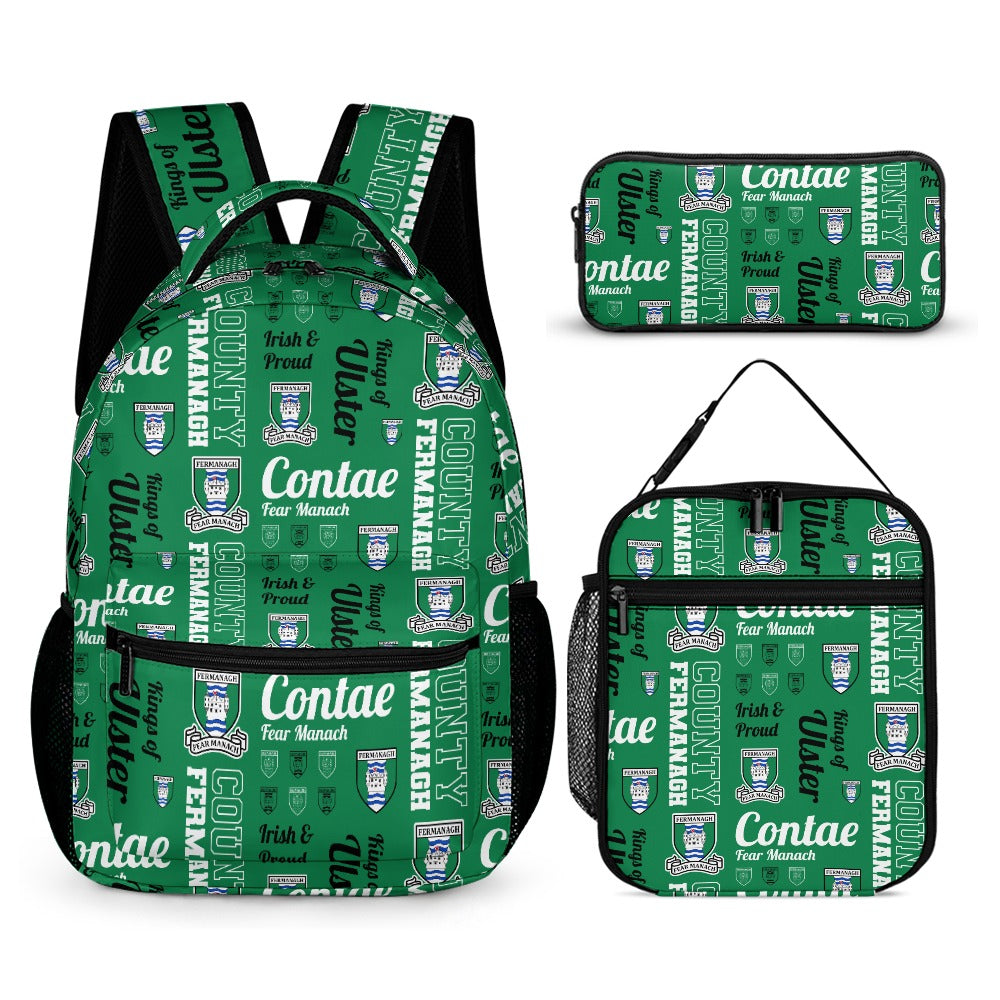 County Fermanagh Backpack, Lunch Bag & Pencil Case Set