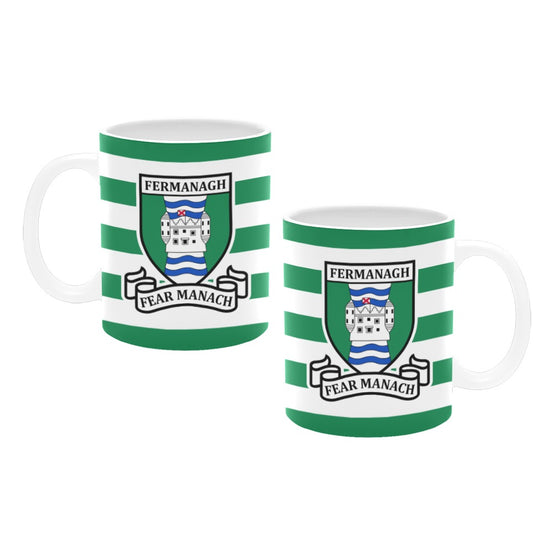 County Fermanagh Retro Stripes Mug