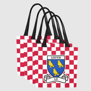 County Louth Chequered Canvas Tote Bag Set