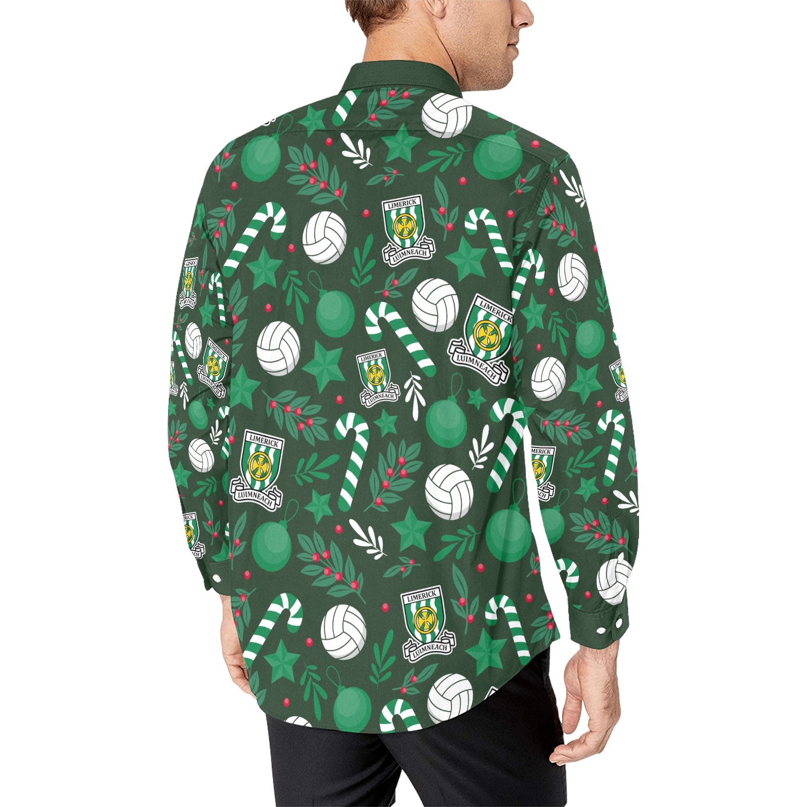 County Limerick Christmas Button Up Shirt