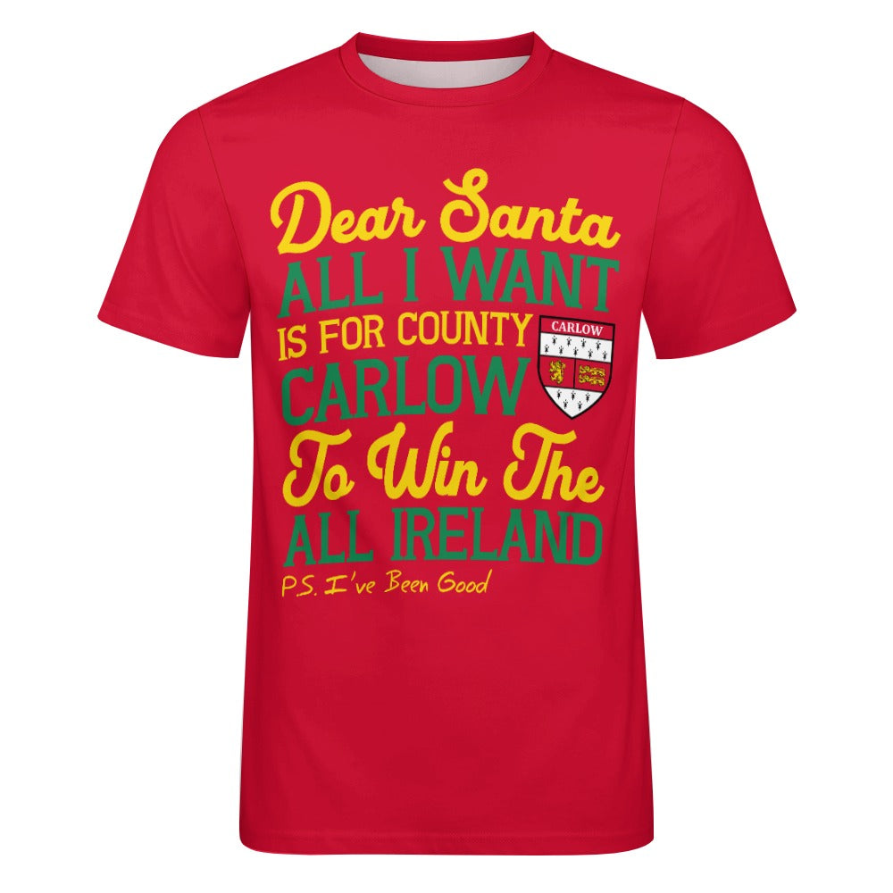 County Carlow Dear Santa T-Shirt 4XL