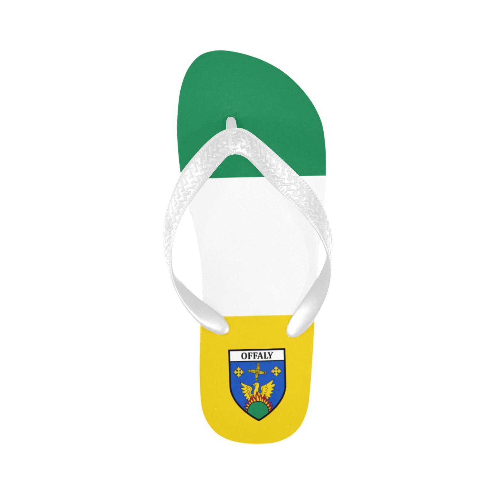 County Offaly Classic Crest Flip Flops