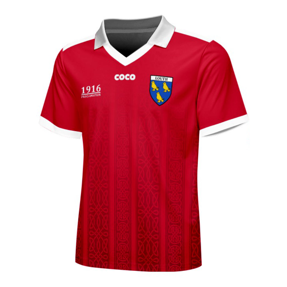 County Louth 1916 Proclamation Jersey - Kids Age 9-10