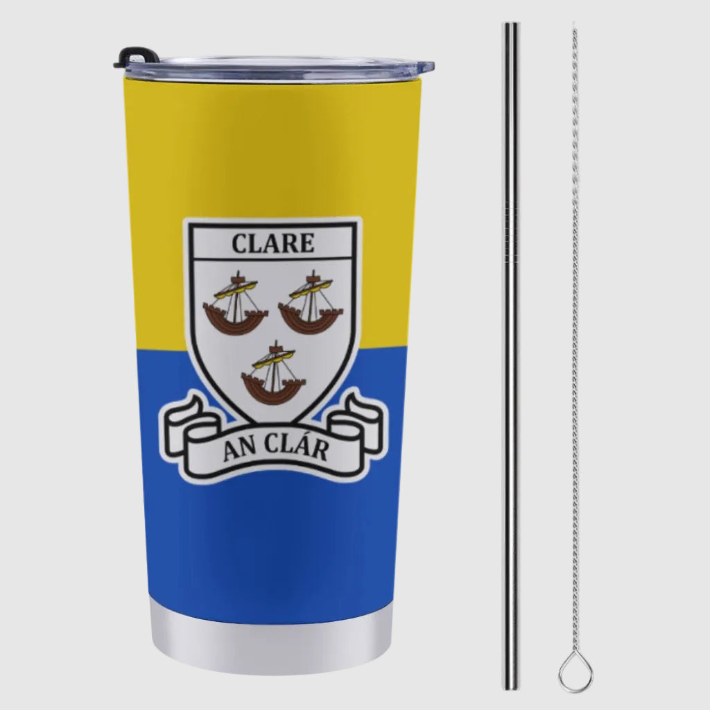 County Clare Classic Crest 20oz Travel Mug