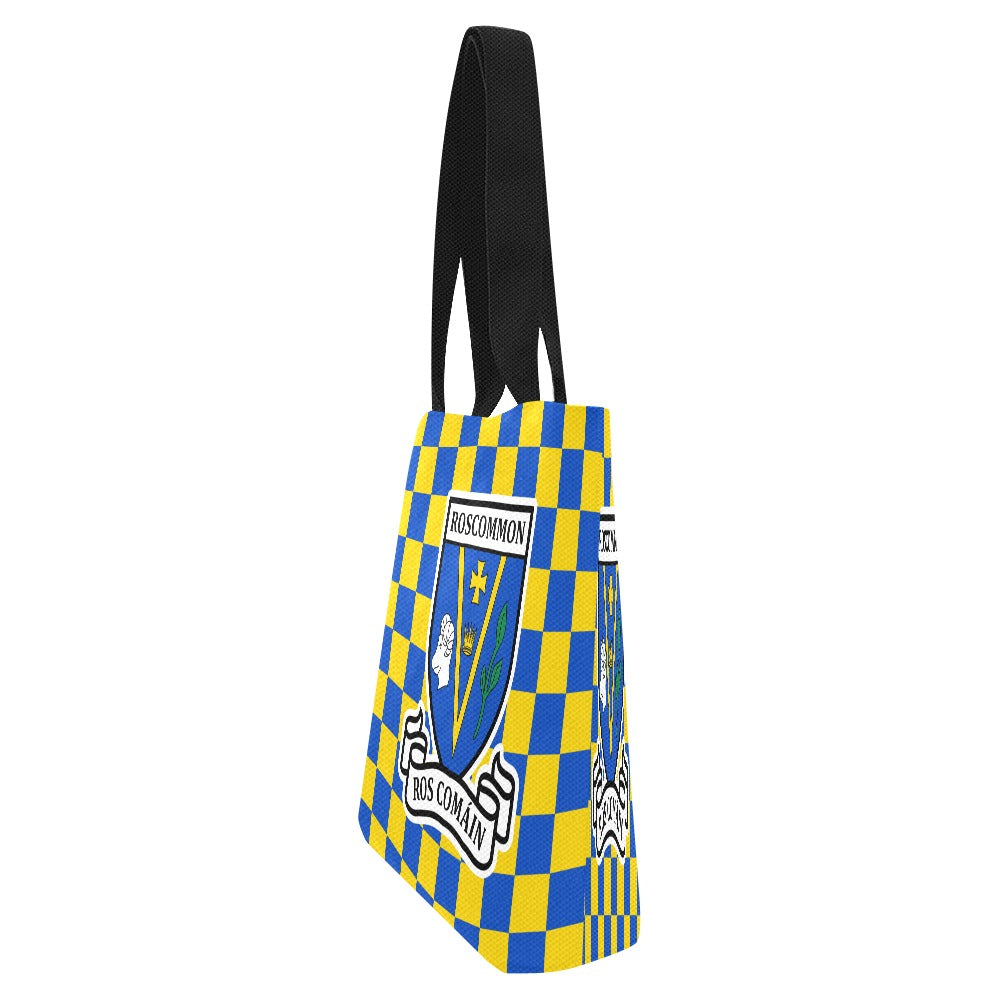 County Roscommon Chequered Canvas Tote Bag Set
