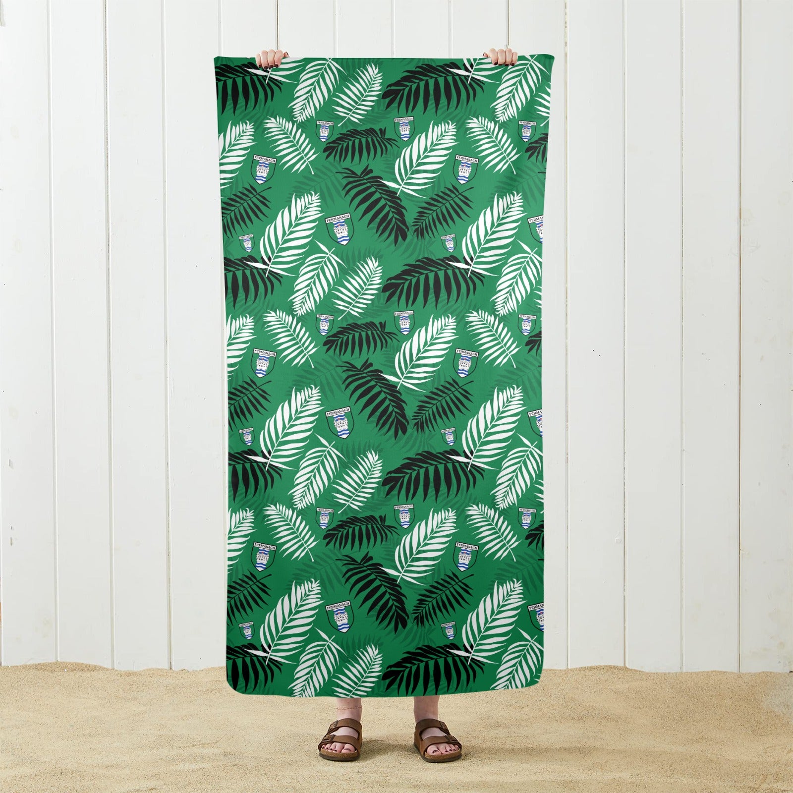 County Fermanagh Hawaiian Beach Towel