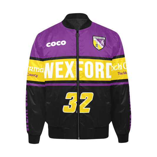 County Wexford Vintage Quilted Bomber Jacket 5XL