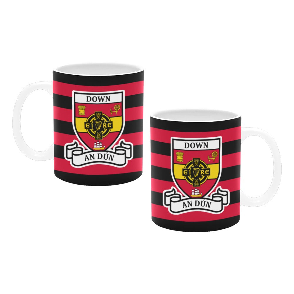 County Down Retro Stripes Mug