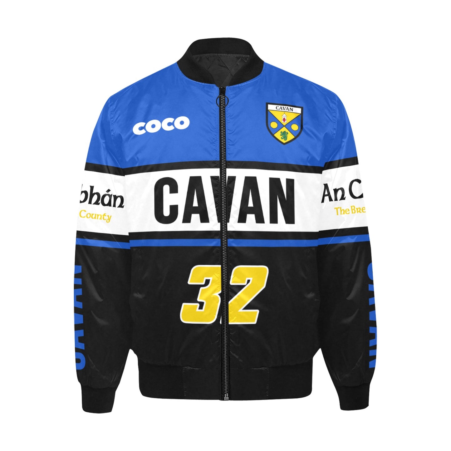 County Cavan Vintage Quilted Bomber Jacket 5XL