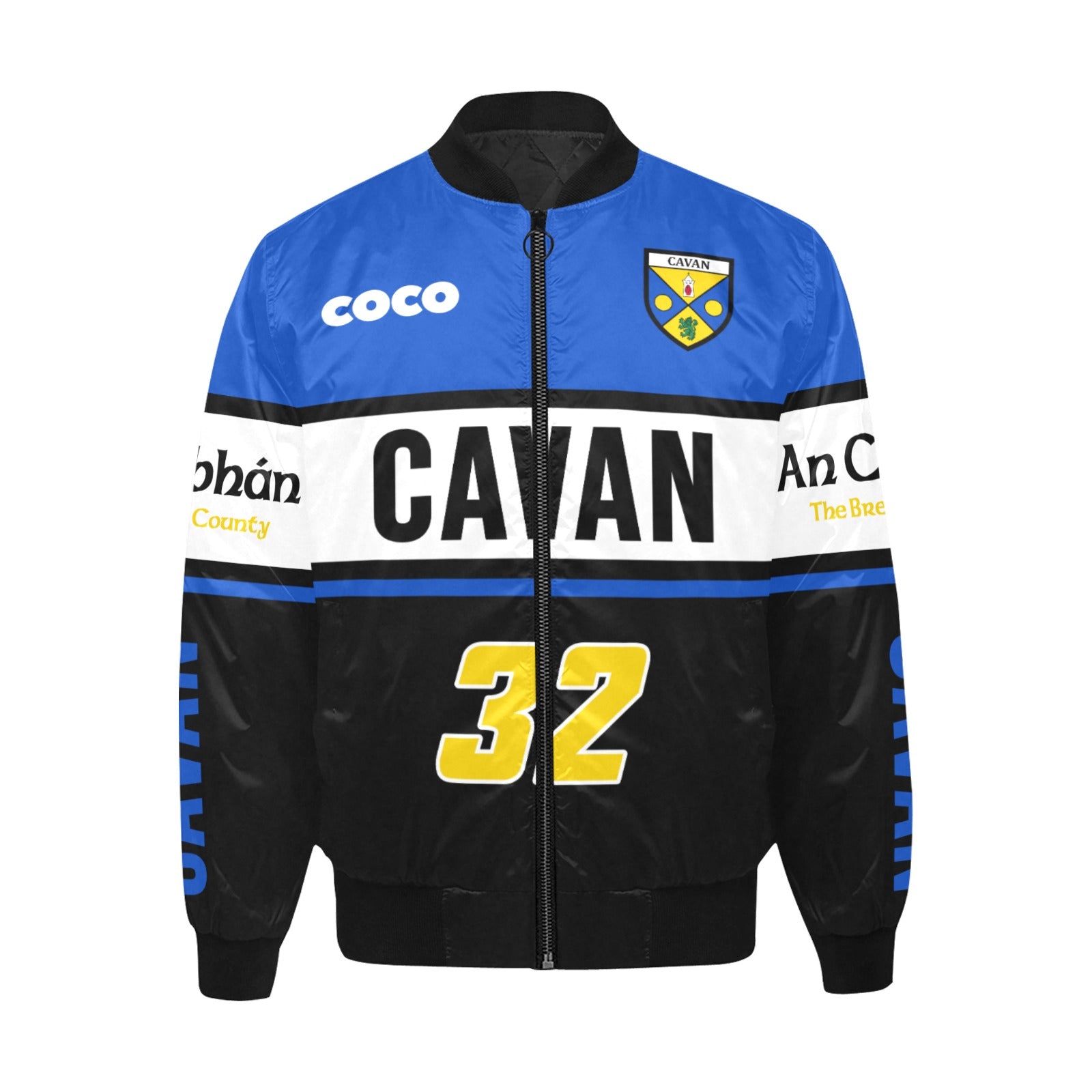 County Cavan Vintage Quilted Bomber Jacket 5XL