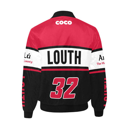 County Louth Vintage Quilted Bomber Jacket