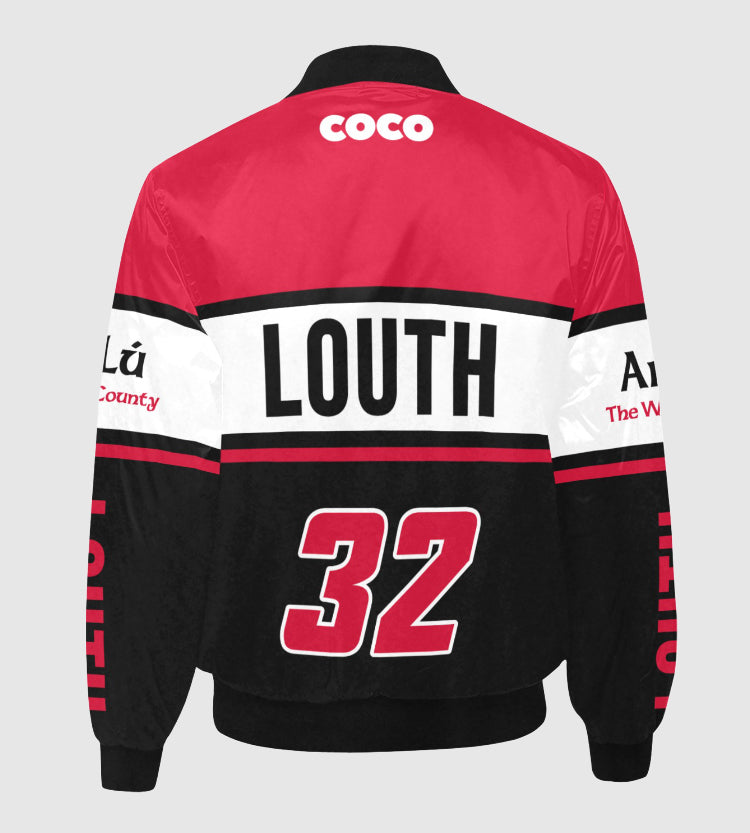 County Louth Vintage Quilted Bomber Jacket