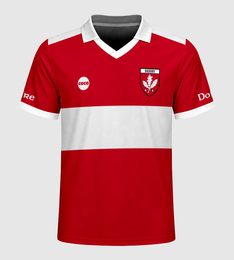 County Derry Retro Jersey Away