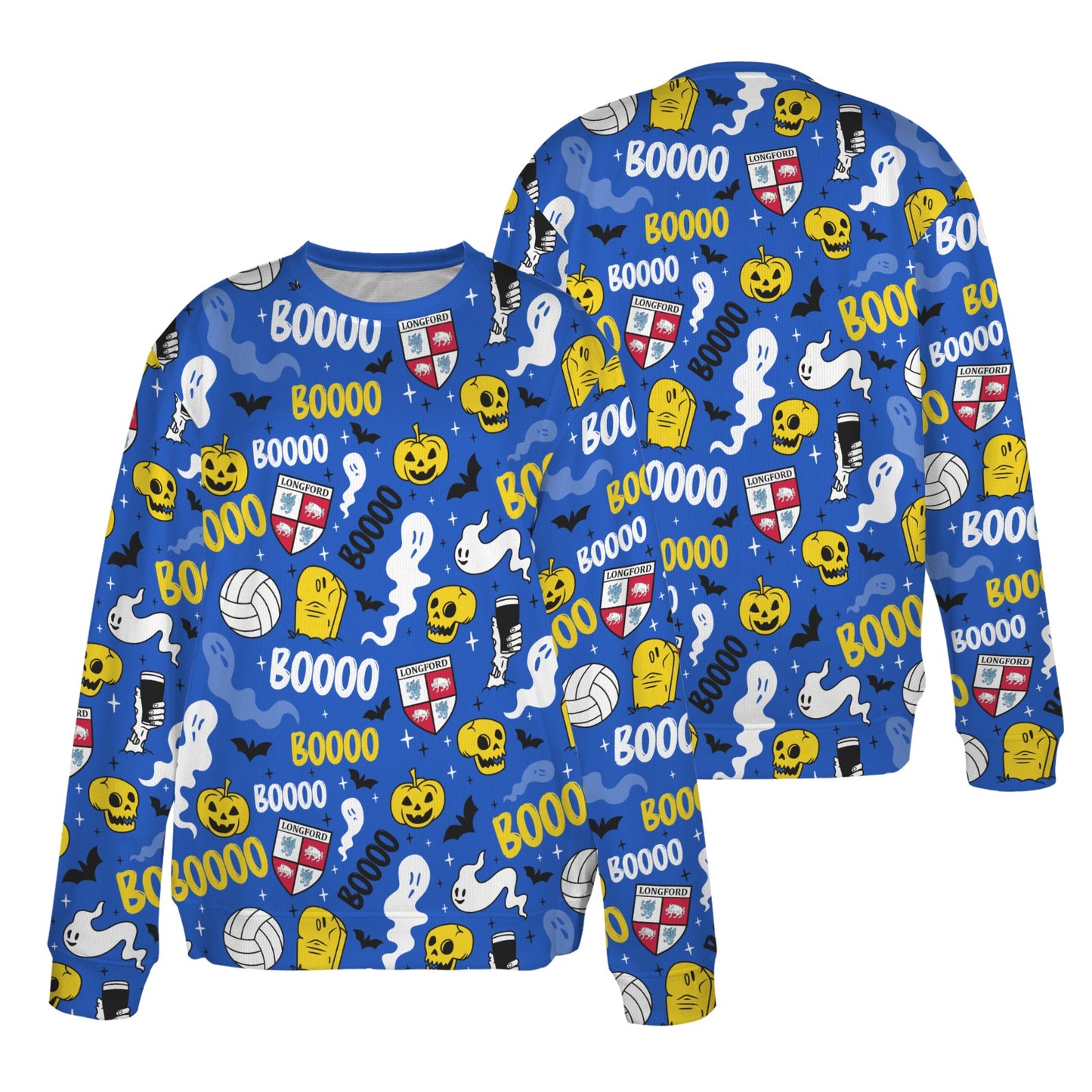 County Longford Ghostly Halloween Sweater
