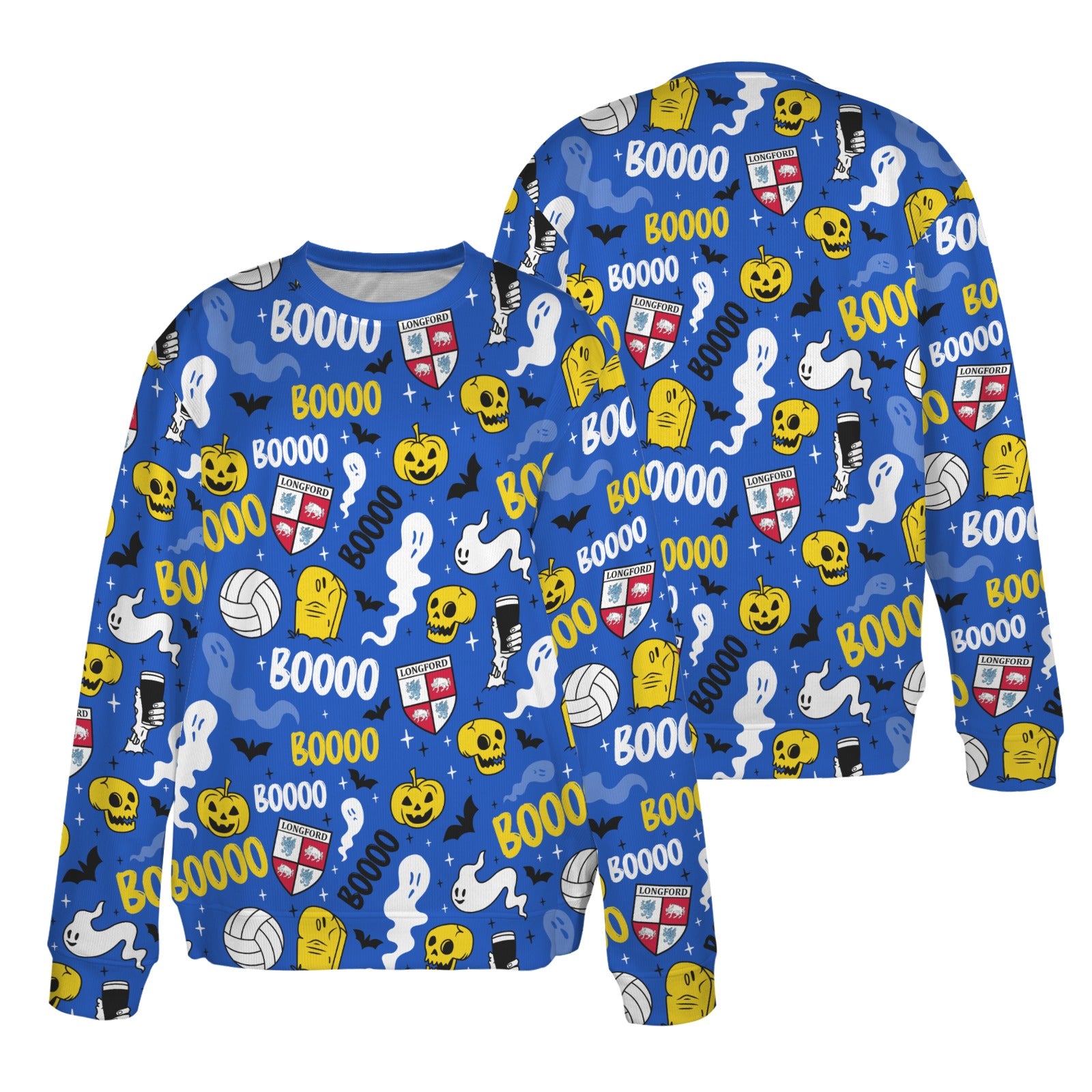 County Longford Ghostly Halloween Sweater