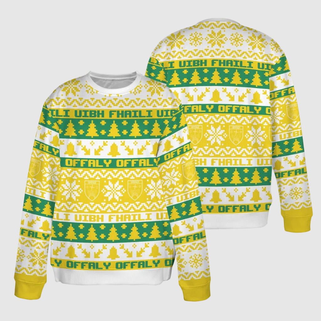 County Offaly Classic Christmas Ugly Sweater
