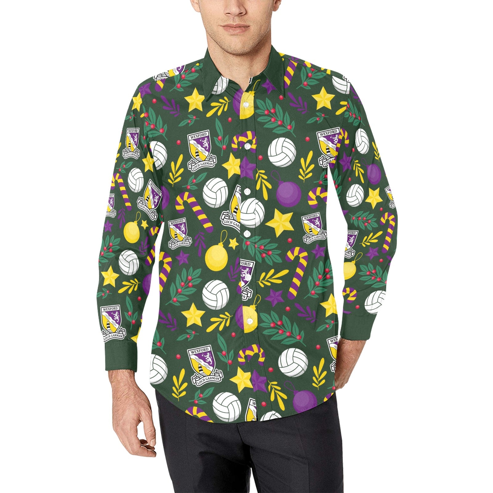 County Wexford Christmas Button Up Shirt