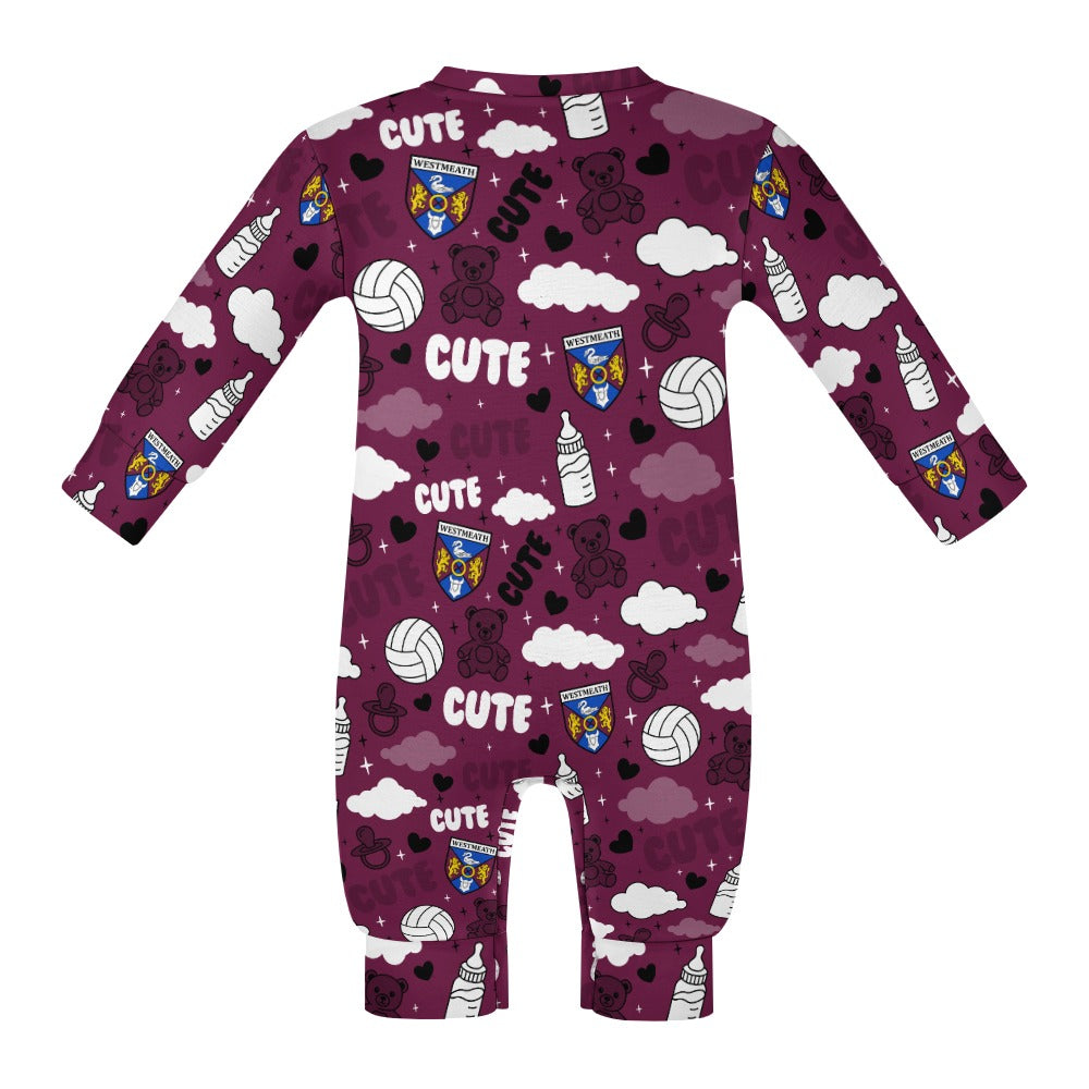 County Westmeath Cute Baby Sleepsuit