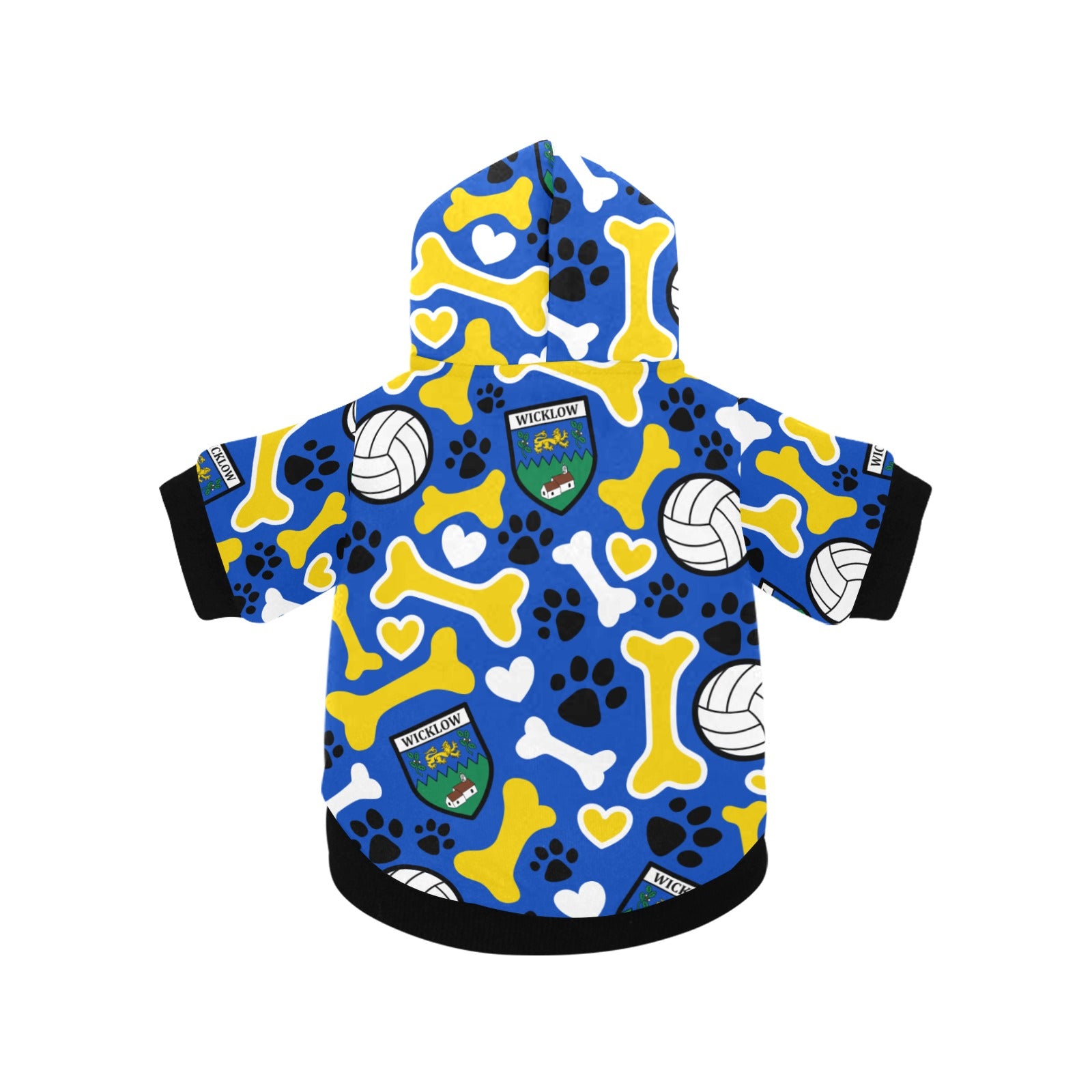 County Wicklow Pooch Pattern Pet Hoodie