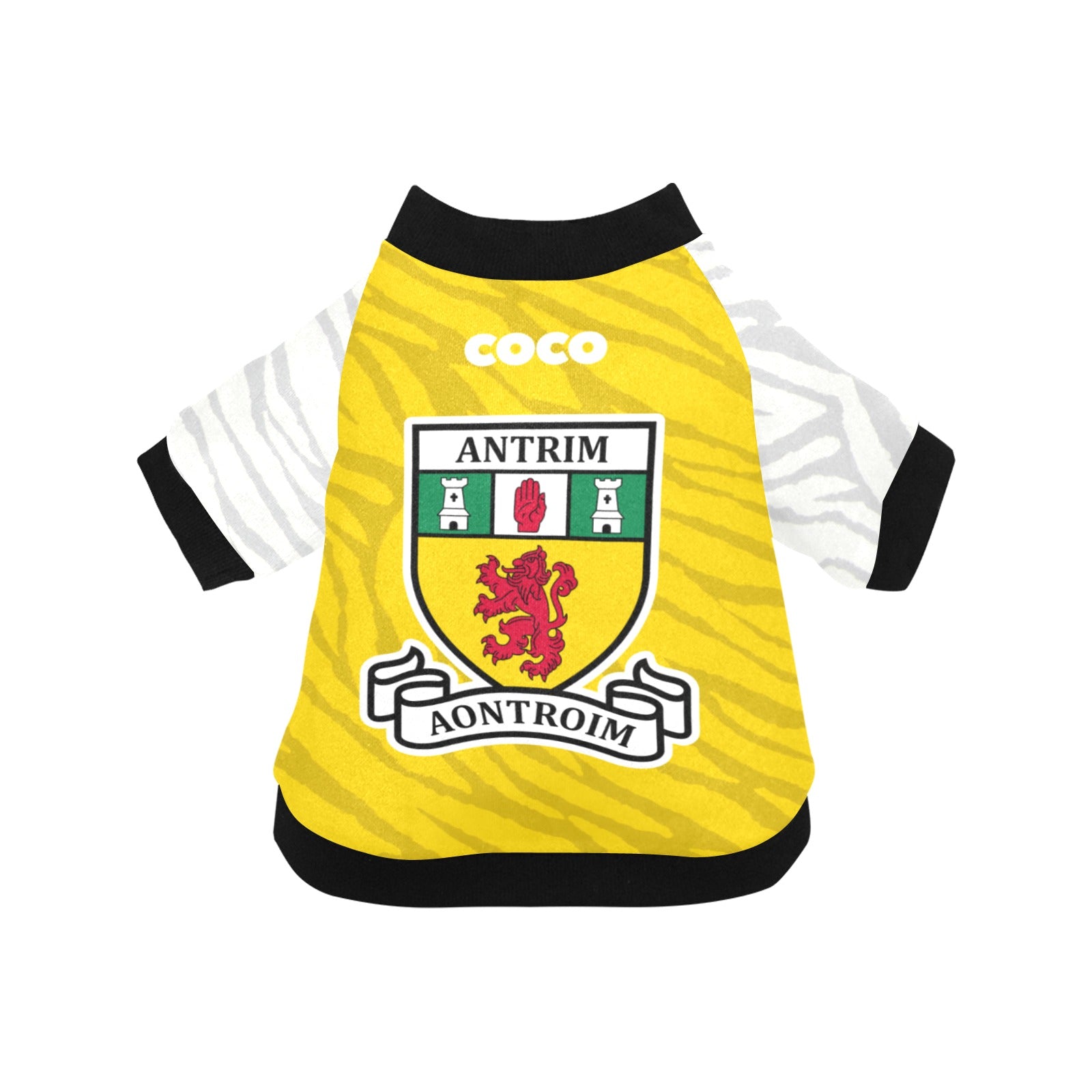 County Antrim Jersey Inspired Pet Shirt