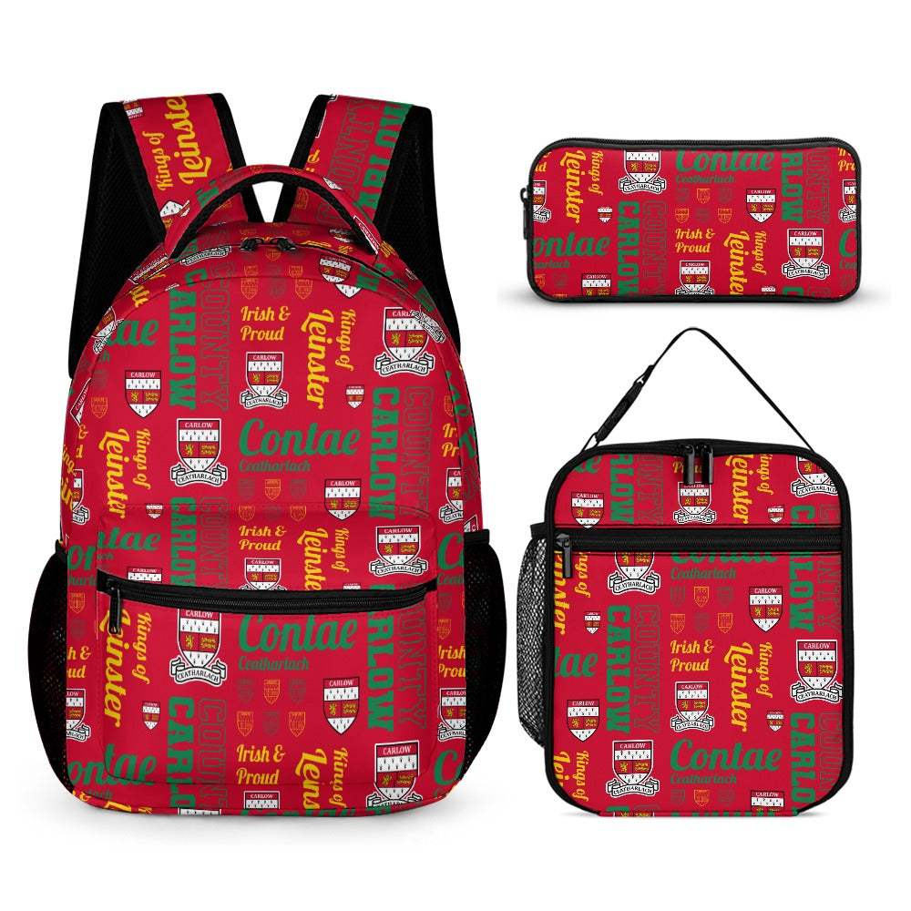 County Carlow Backpack, Lunch Bag & Pencil Case Set