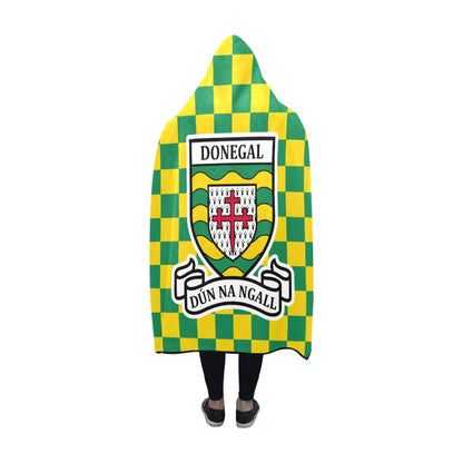 County Donegal Premium Chequered Hooded Blanket