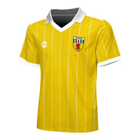 County Antrim Retro Jersey Home - Kids Age 9-10