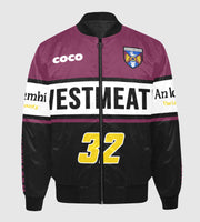 County Westmeath Vintage Quilted Bomber Jacket