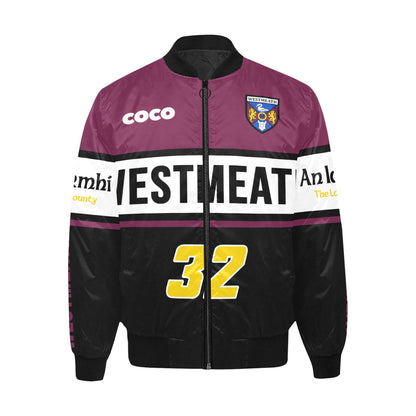 County Westmeath Vintage Quilted Bomber Jacket 5XL