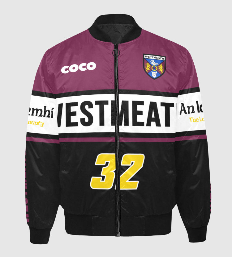 County Westmeath Vintage Quilted Bomber Jacket
