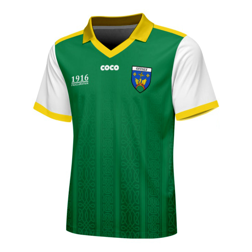 County Offaly 1916 Proclamation Jersey - Kids Age 9-10