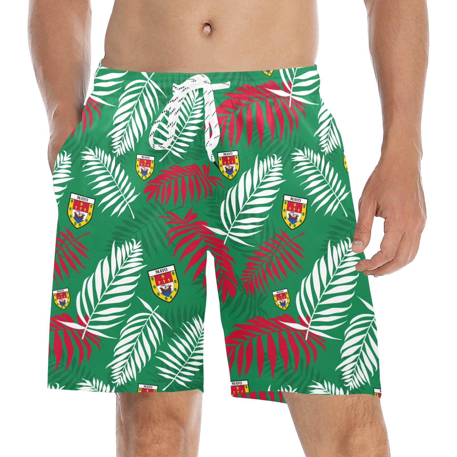 County Mayo Hawaiian Beach Shorts