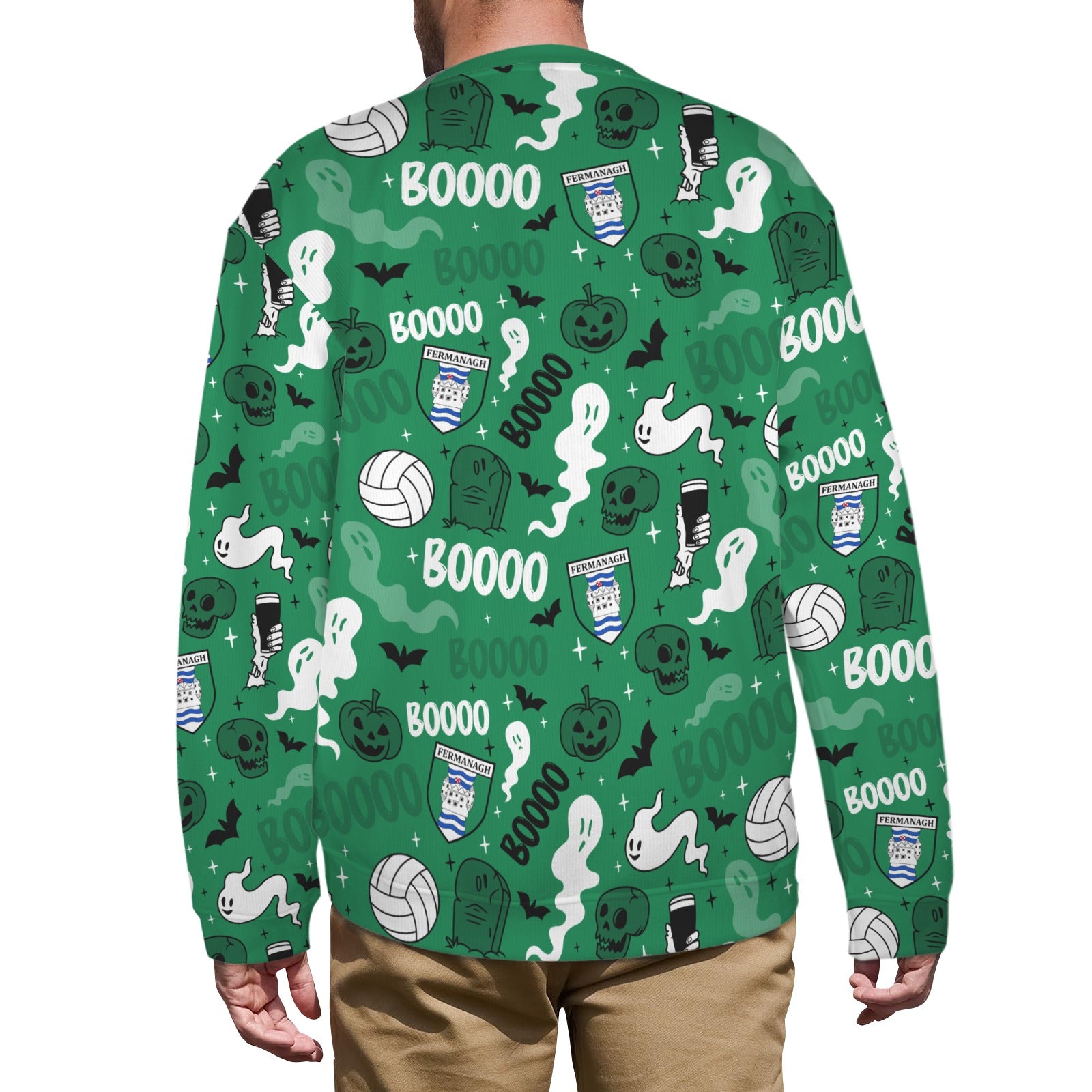 County Fermanagh Ghostly Halloween Sweater