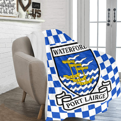 County Waterford Chequered Ultra-Soft Throw Blanket