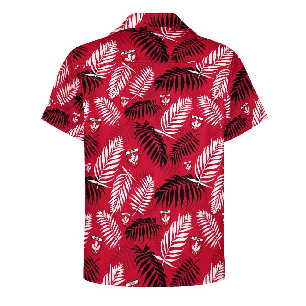 County Derry Hawaiian Button Up Shirt - Adults