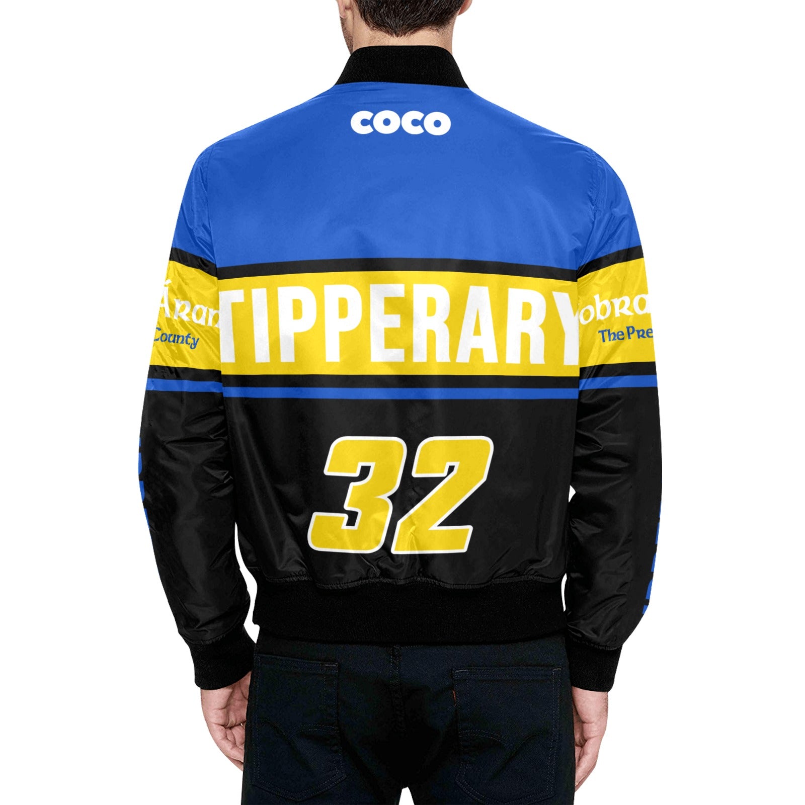 County Tipperary Vintage Quilted Bomber Jacket
