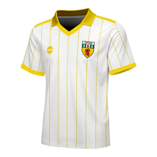 County Antrim Retro Jersey Away - Kids Age 9-10