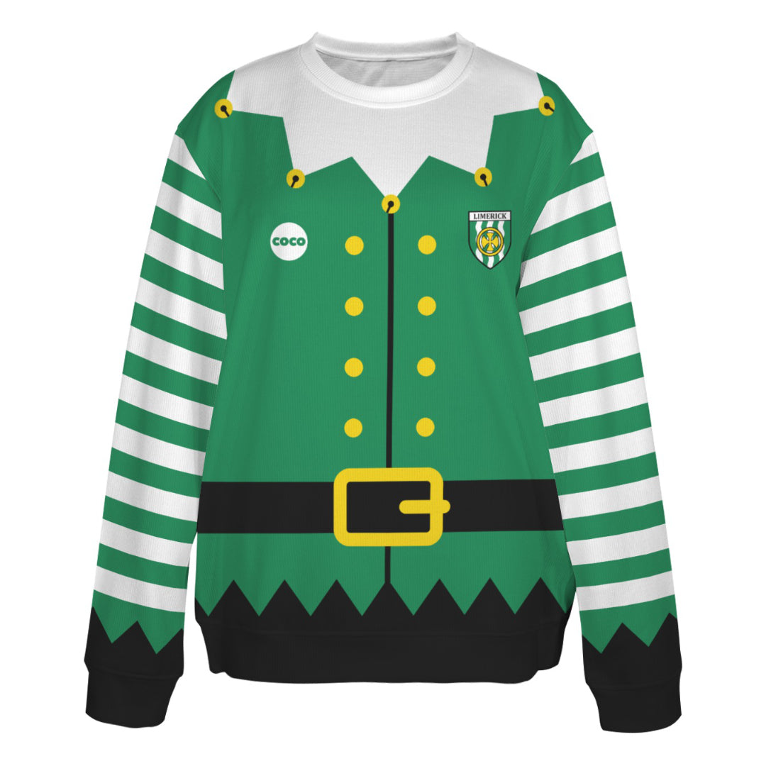 County Limerick Novelty Ugly Sweater Elf