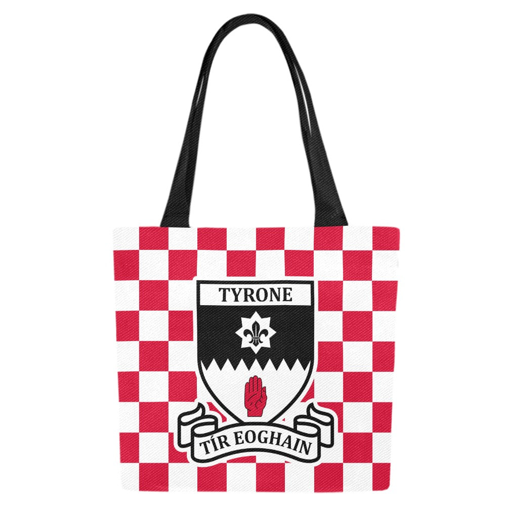 County Tyrone Chequered Canvas Tote Bag Set
