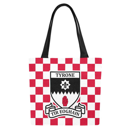 County Tyrone Chequered Canvas Tote Bag Set