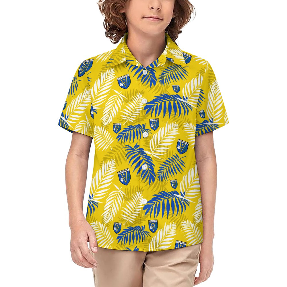 County Roscommon Hawaiian Button Up Shirt - Kids
