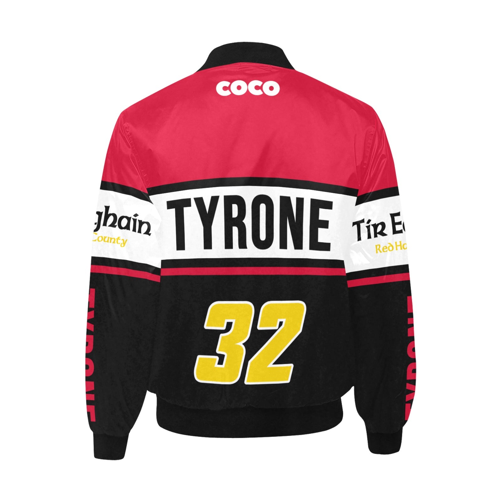 County Tyrone Vintage Quilted Bomber Jacket